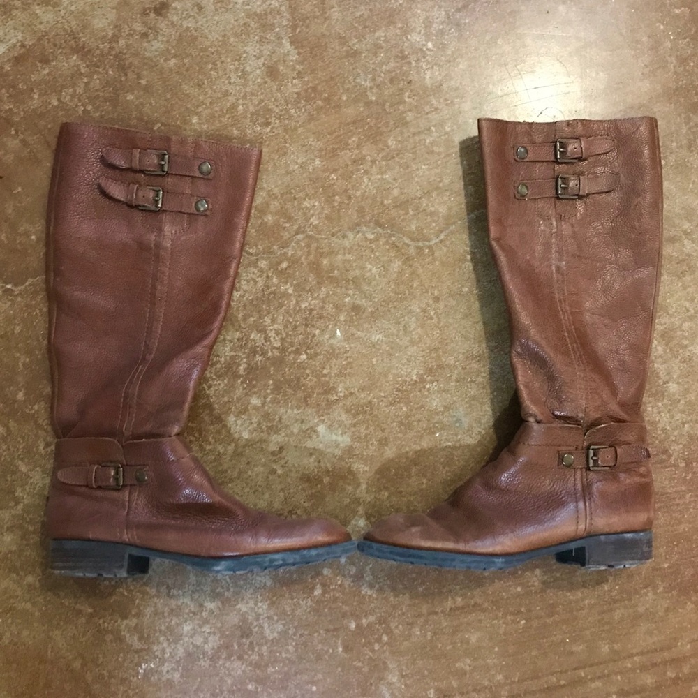Franco Sarto talk brown riding boot
